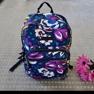 EUC Vera Bradley African Violet Blue Backpack